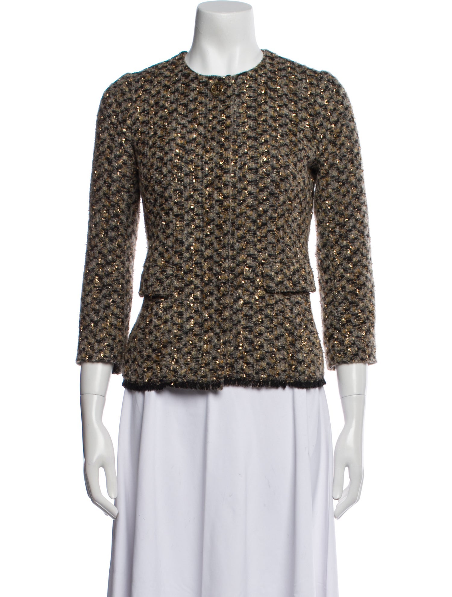 Sonia Rykiel Virgin Wool Printed Jacket