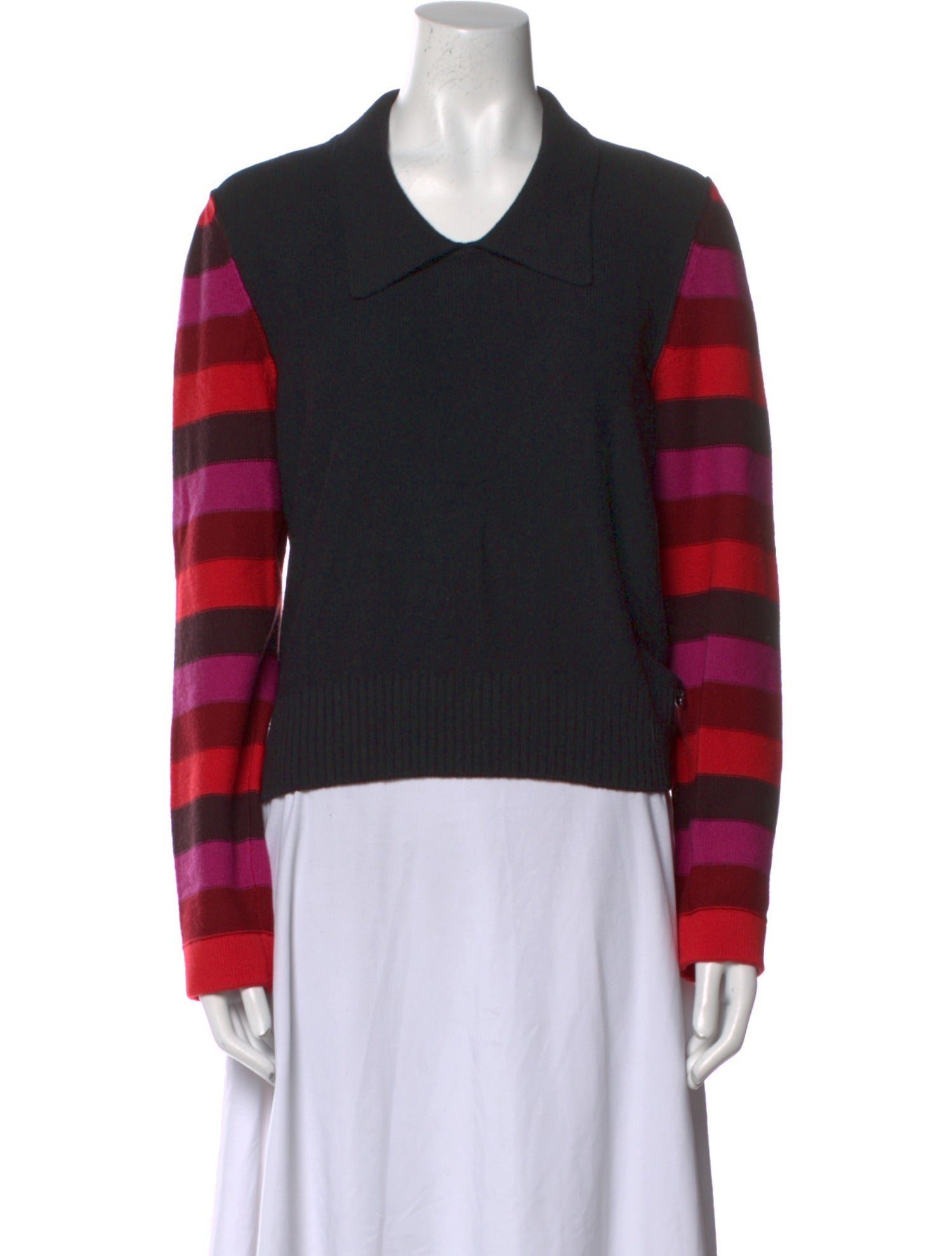 Sonia Rykiel Wool Striped Sweatshirt