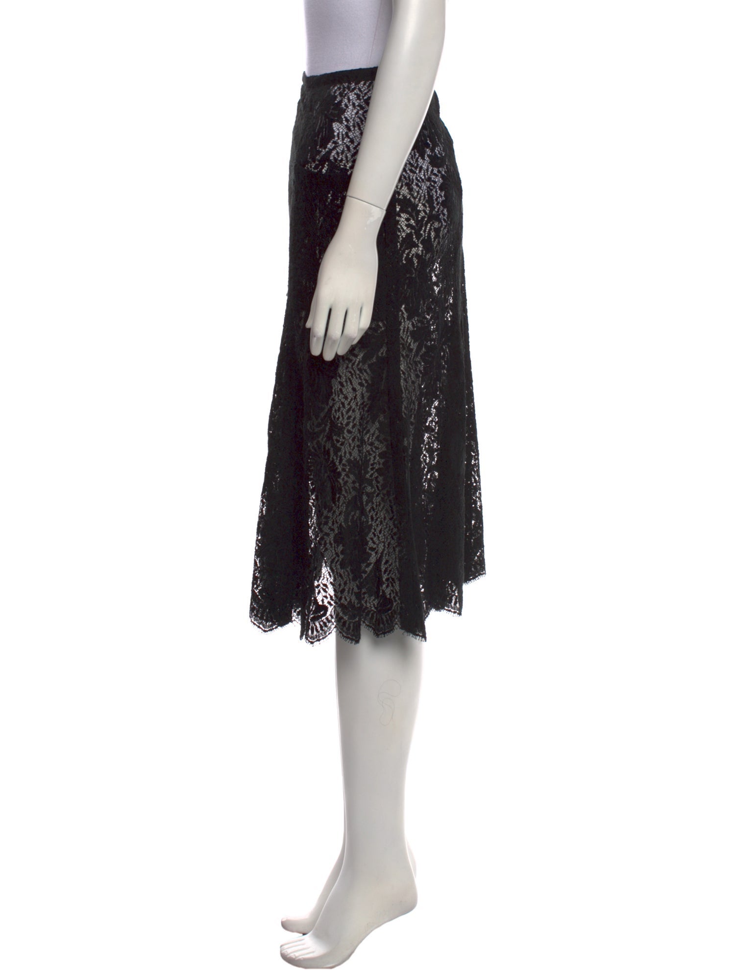 Sonia Rykiel Lace Pattern Knee-Length Skirt