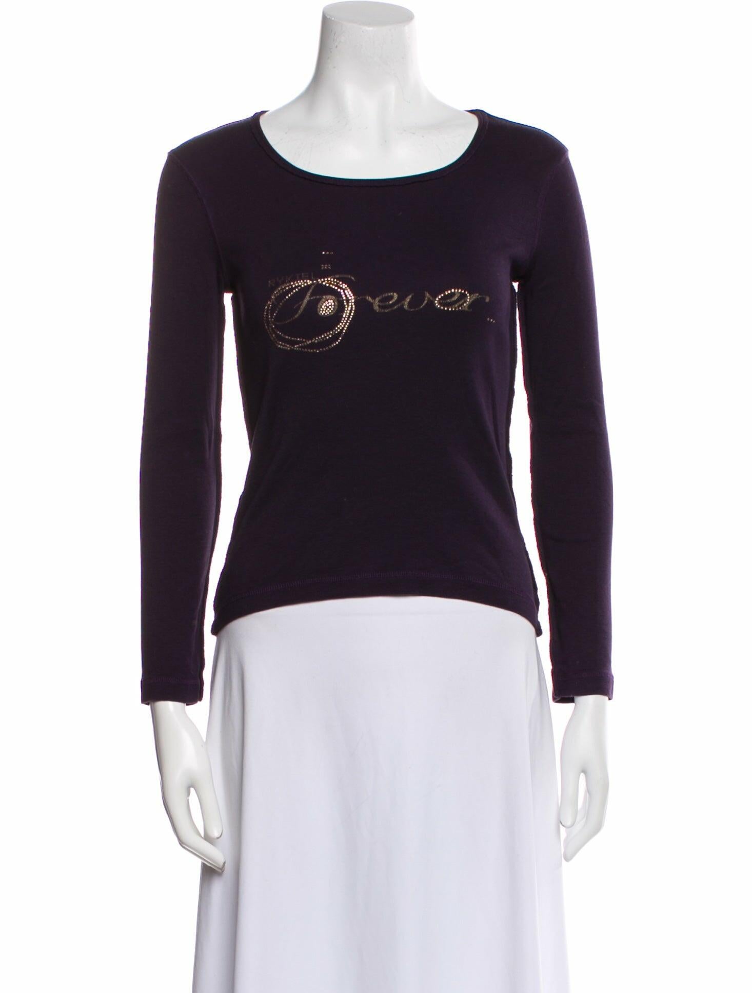 Sonia Rykiel Graphic Print Scoop Neck T-Shirt