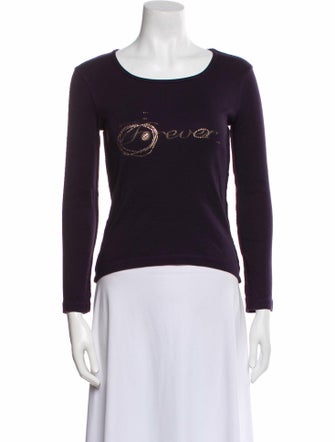 Sonia Rykiel Graphic Print Scoop Neck T-Shirt