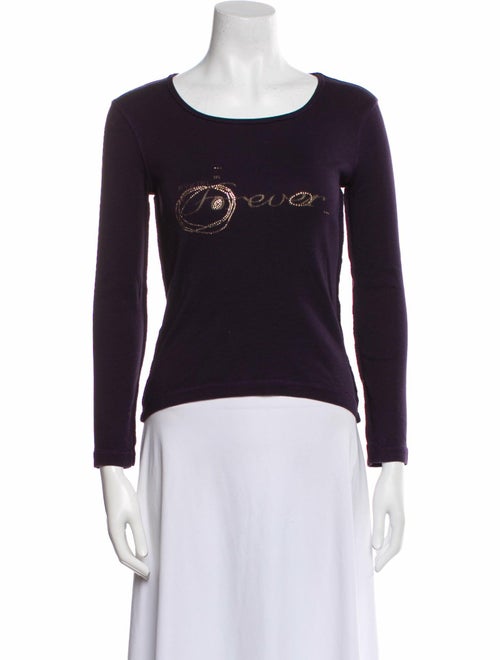 Sonia Rykiel Graphic Print Scoop Neck T-Shirt