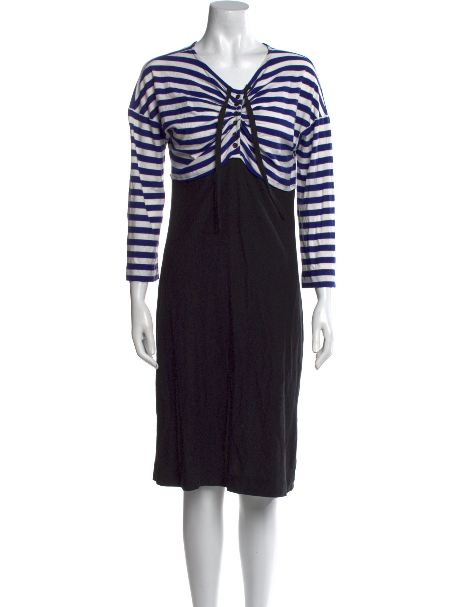 Sonia Rykiel Striped Knee-Length Dress