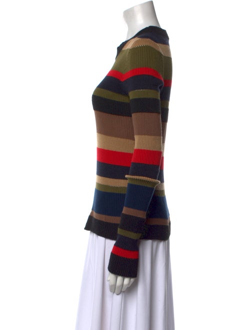 Sonia Rykiel Striped Crew Neck Sweater