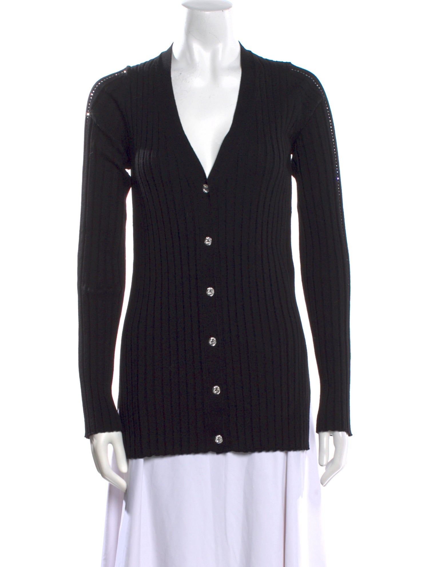 Sonia Rykiel Merino Wool V-Neck Sweater