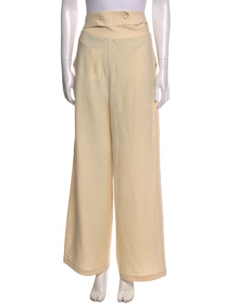 Sonia Rykiel Virgin Wool Wide Leg Pants