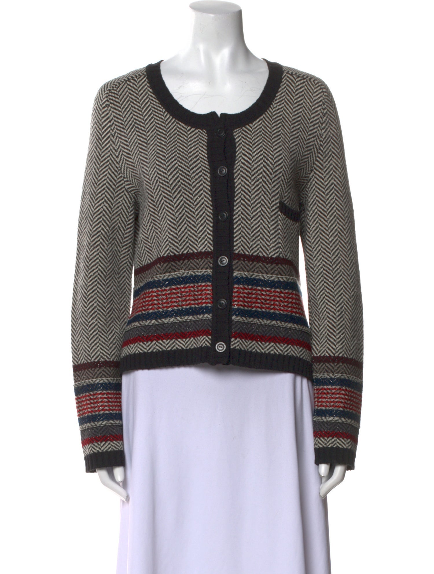 Sonia Rykiel Virgin Wool Striped Sweater