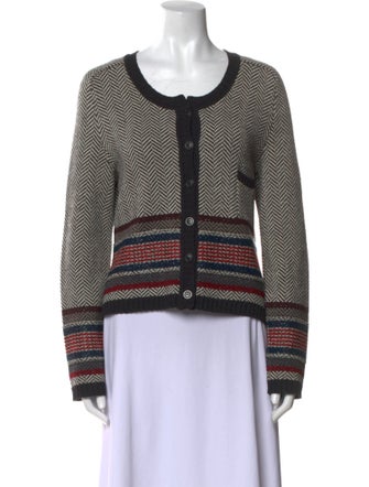 Sonia Rykiel Virgin Wool Striped Sweater