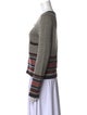 Sonia Rykiel Virgin Wool Striped Sweater