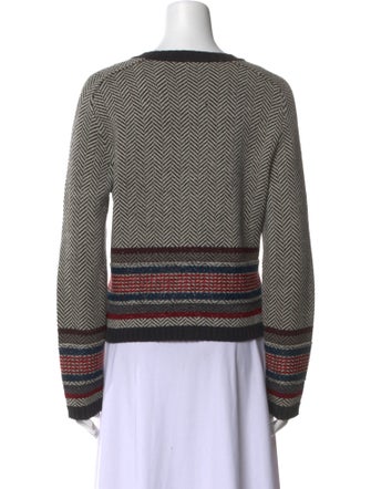 Sonia Rykiel Virgin Wool Striped Sweater