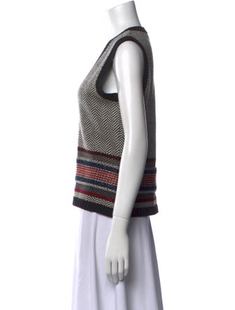 Sonia Rykiel Virgin Wool Striped Sweater