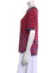 Sonia Rykiel Silk Striped T-Shirt