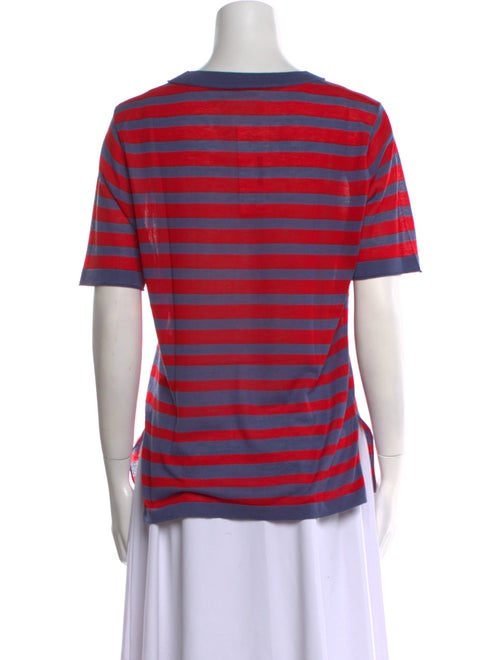 Sonia Rykiel Silk Striped T-Shirt