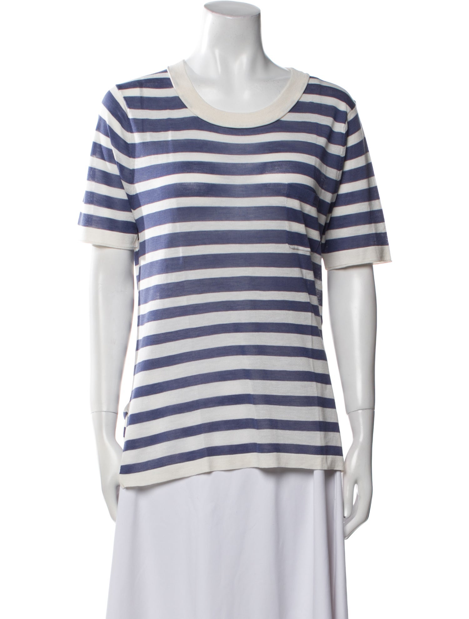 Sonia Rykiel Striped Scoop Neck T-Shirt