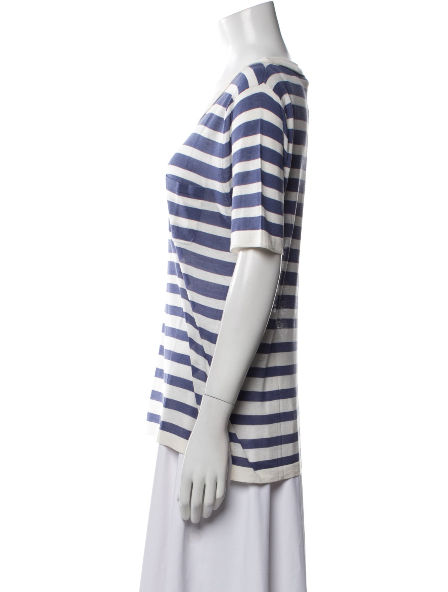 Sonia Rykiel Striped Scoop Neck T-Shirt