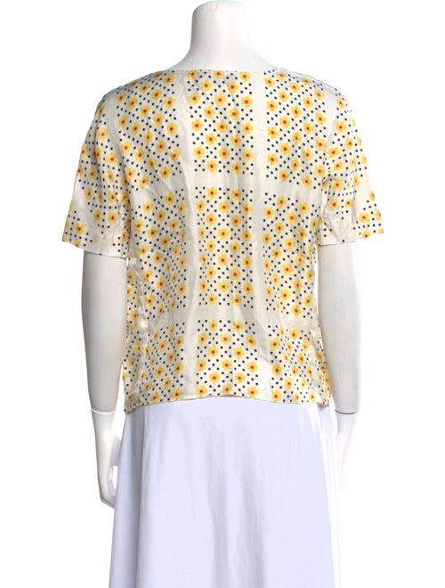 Sonia Rykiel Silk Printed T-Shirt