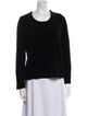 Sonia Rykiel Scoop Neck Long Sleeve Sweatshirt