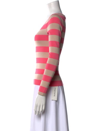 Sonia Rykiel Striped Scoop Neck Sweater