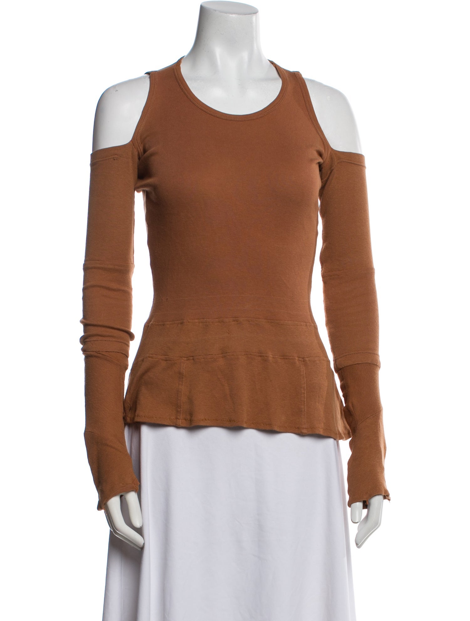Sonia Rykiel Scoop Neck Long Sleeve Top