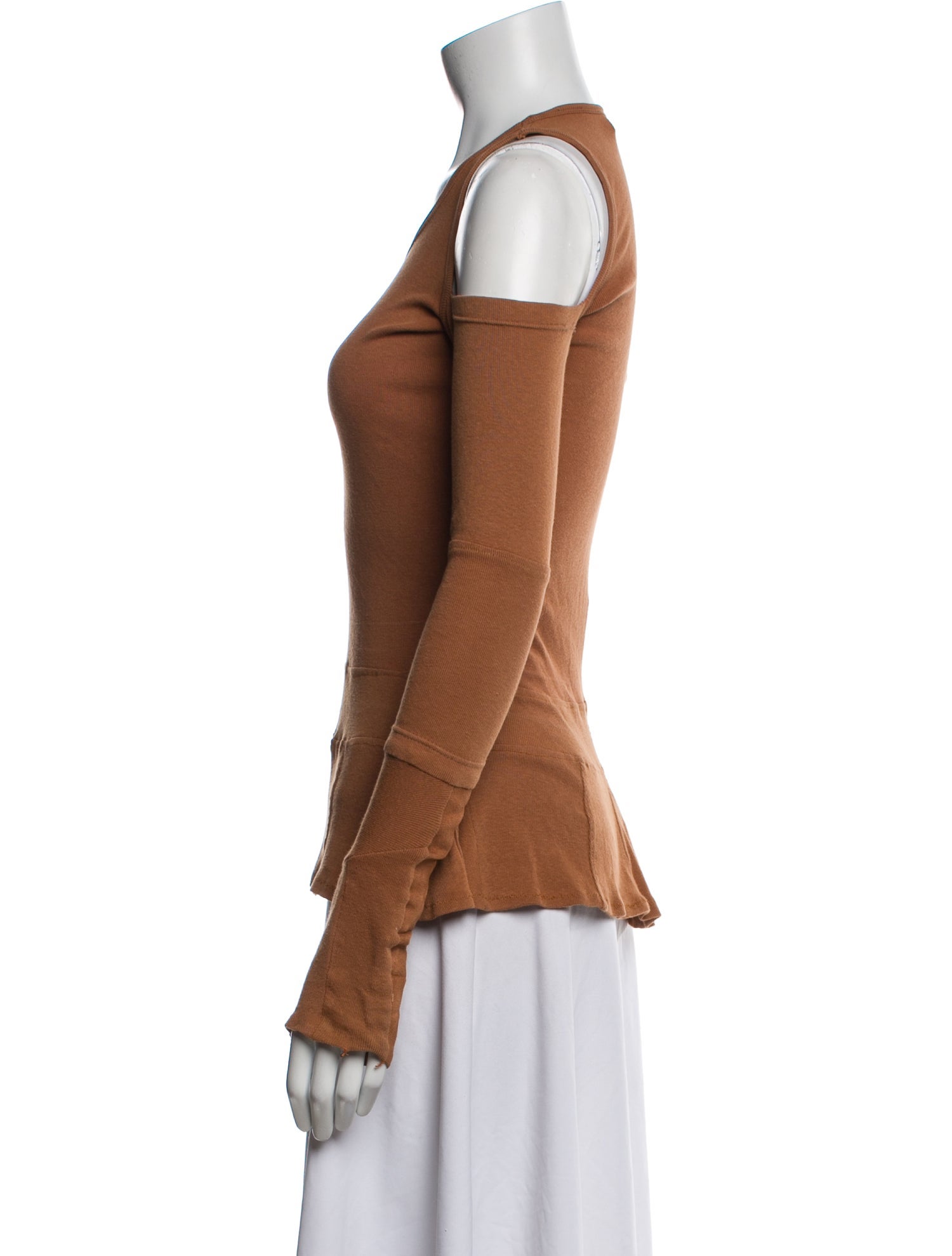 Sonia Rykiel Scoop Neck Long Sleeve Top