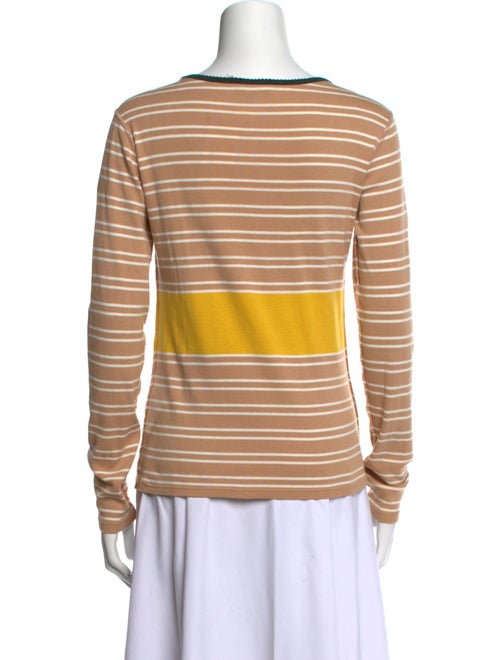 Sonia Rykiel Striped Scoop Neck T-Shirt