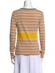 Sonia Rykiel Striped Scoop Neck T-Shirt
