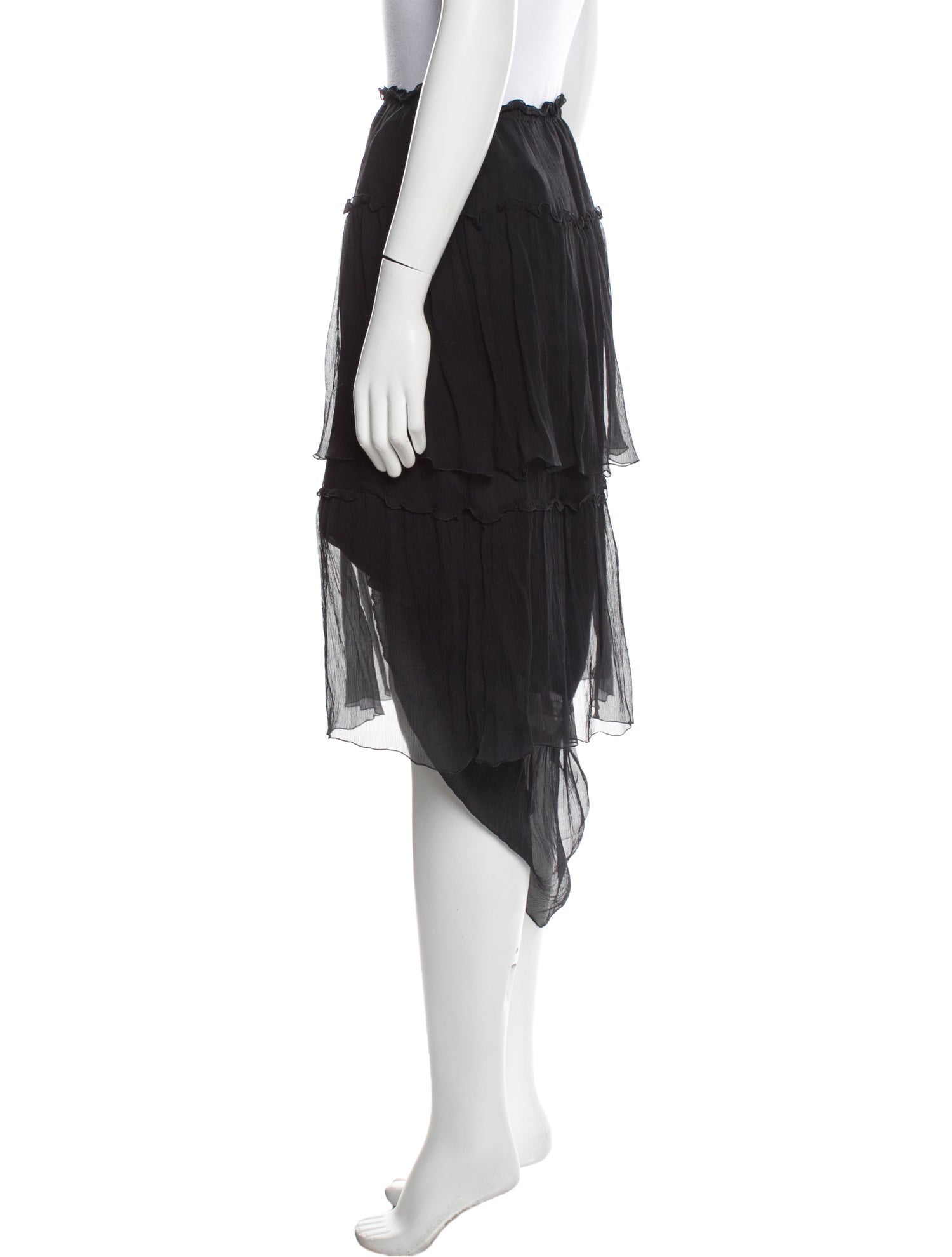 Sonia Rykiel Silk Midi Length Skirt