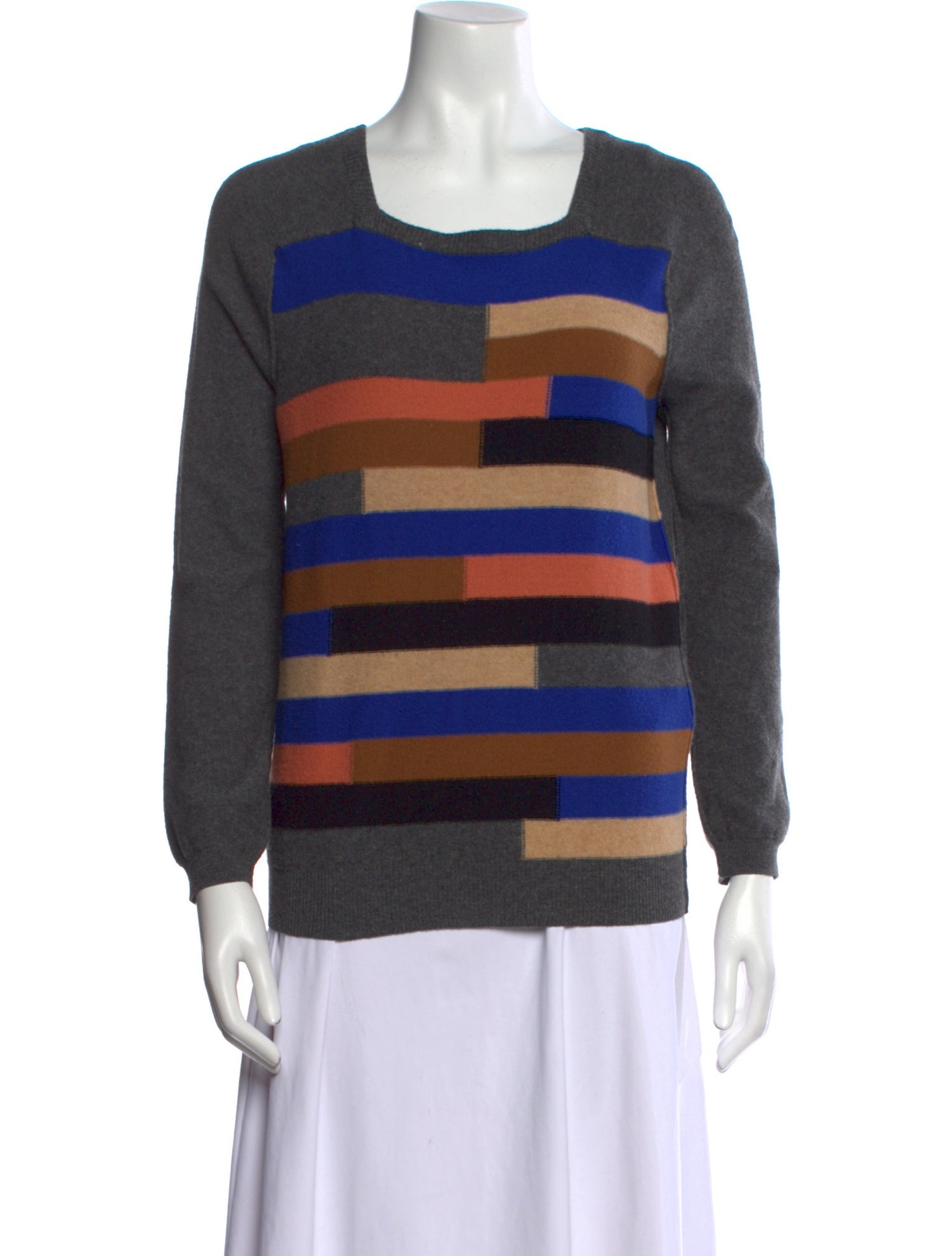 Sonia Rykiel Virgin Wool Striped Sweater