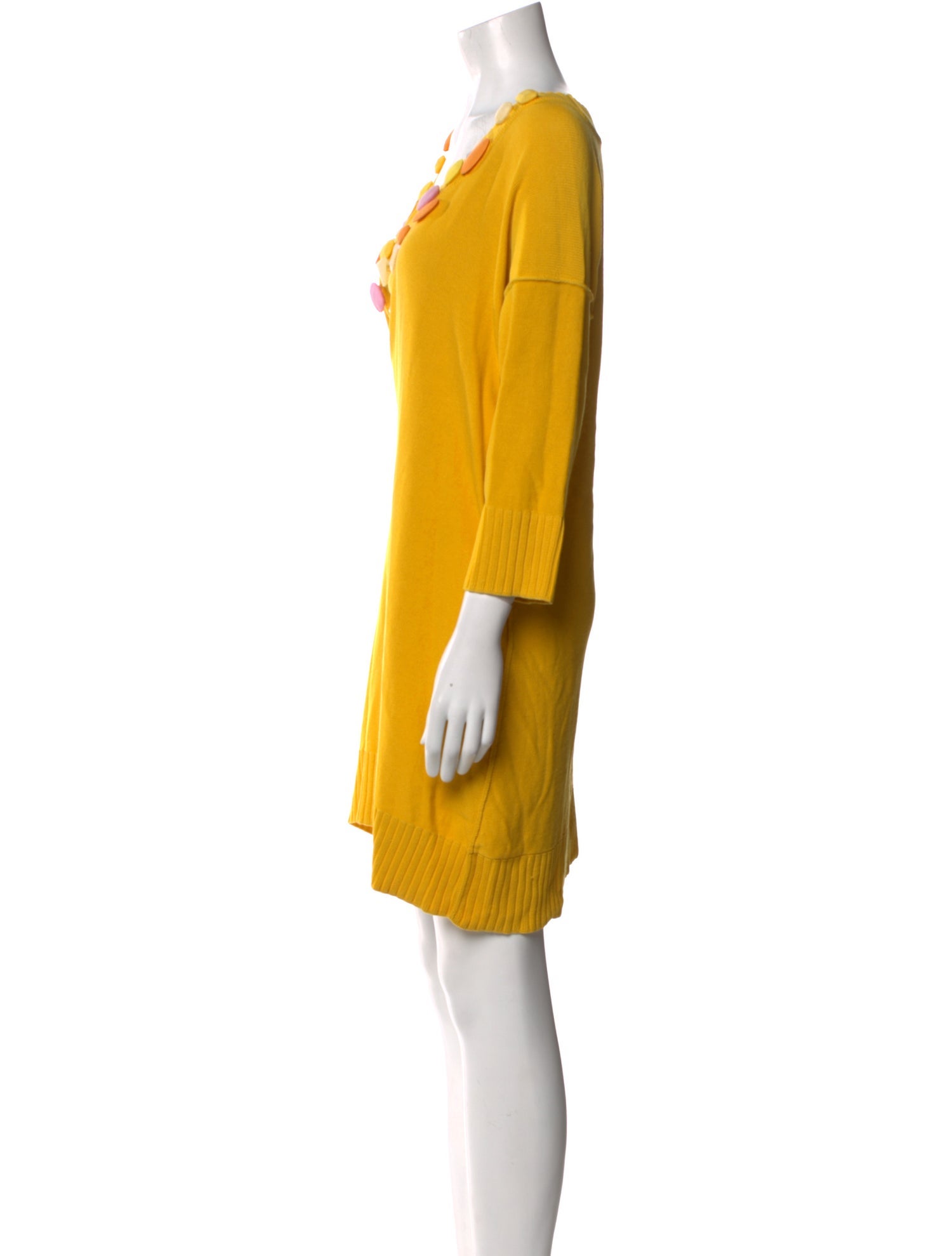 Sonia Rykiel Scoop Neck Mini Dress