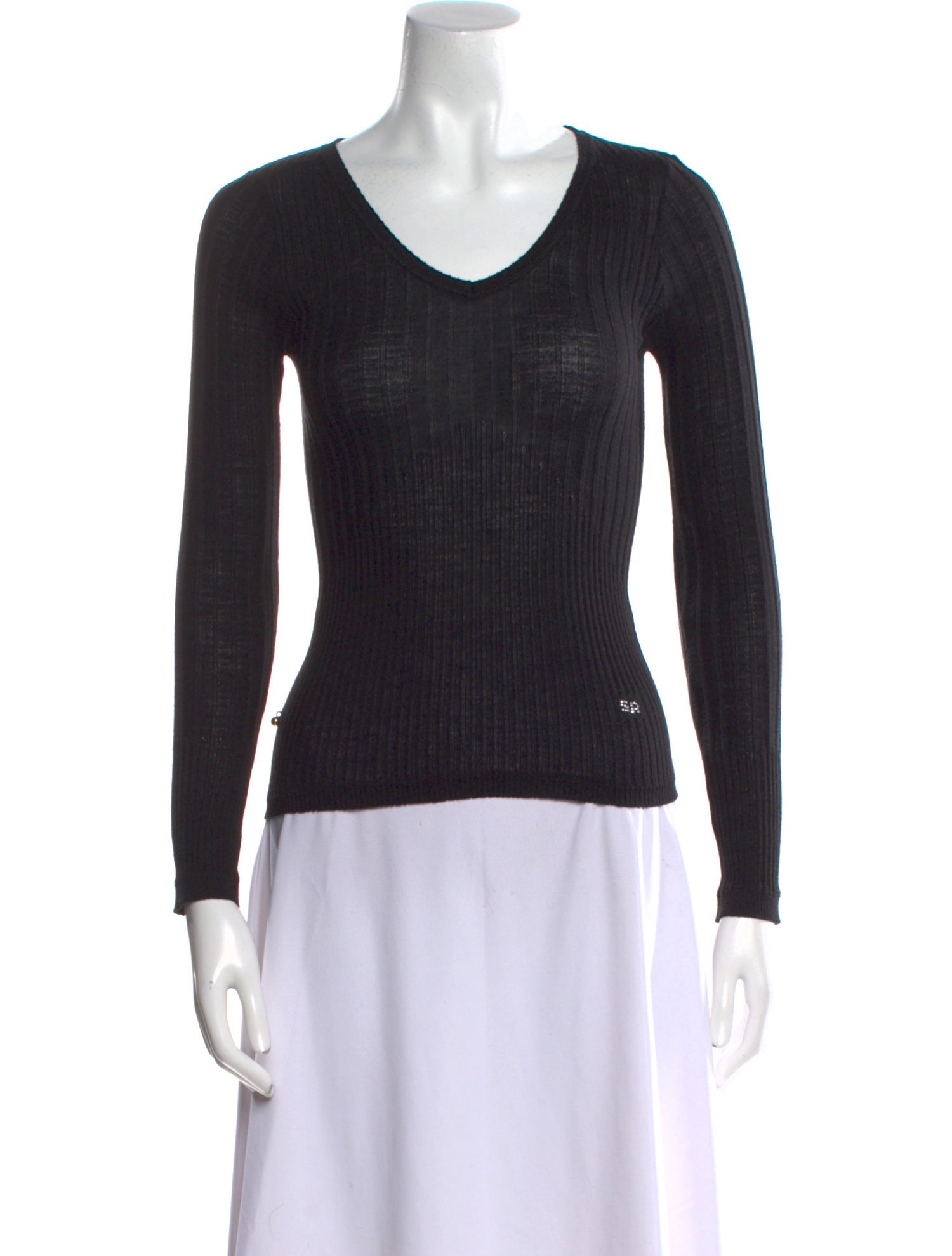 Sonia Rykiel Wool Scoop Neck Top