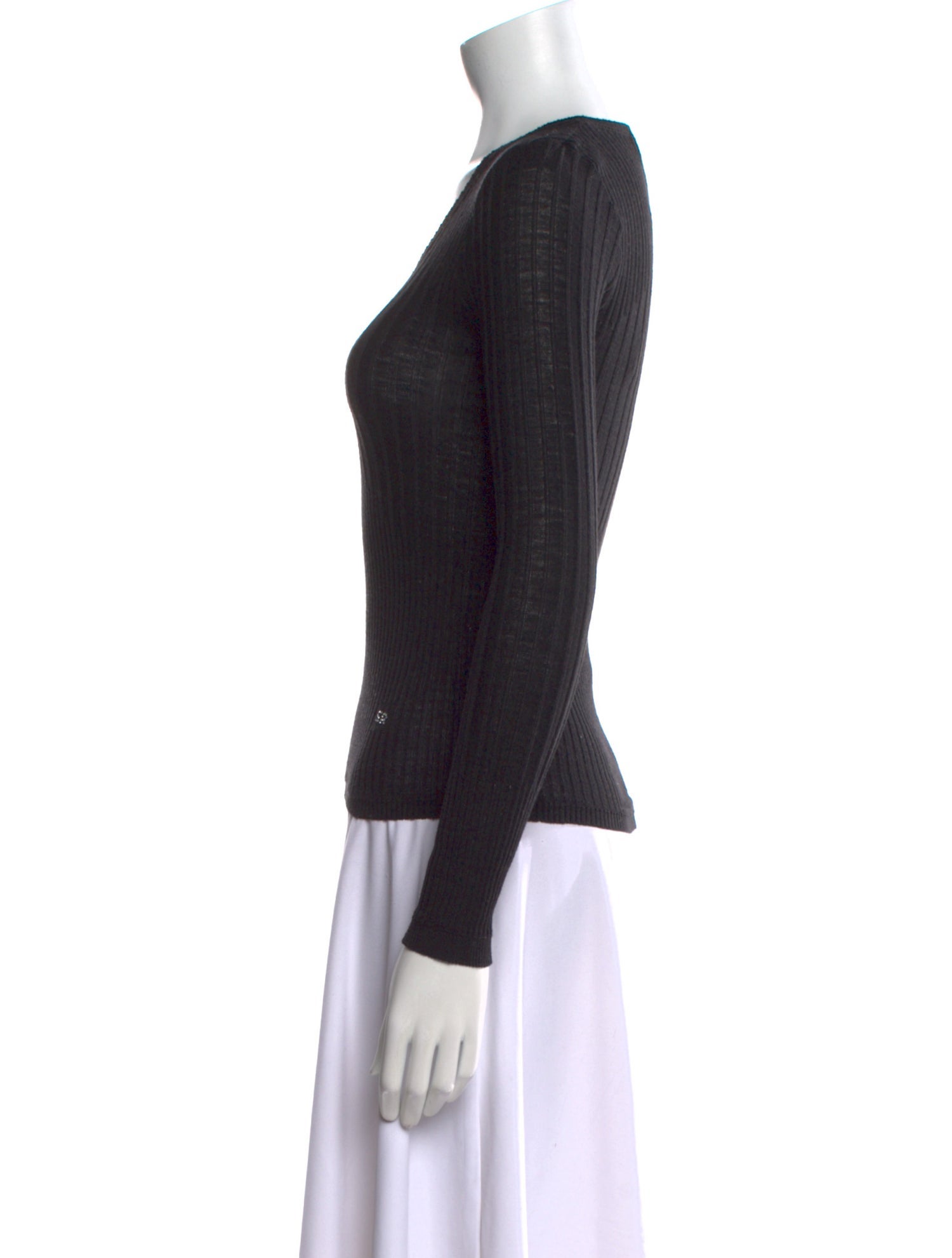 Sonia Rykiel Wool Scoop Neck Top