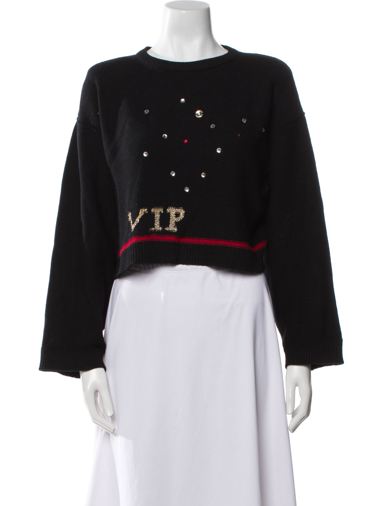 Sonia Rykiel Graphic Print Crew Neck Sweater