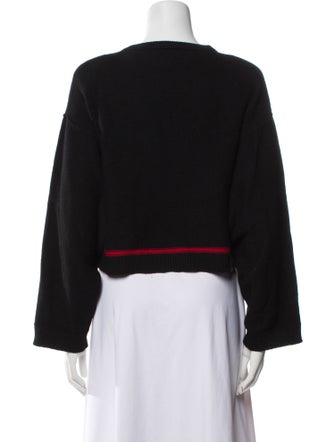 Sonia Rykiel Graphic Print Crew Neck Sweater