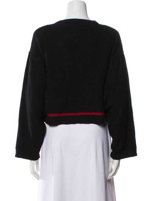 Sonia Rykiel Graphic Print Crew Neck Sweater