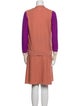 Sonia Rykiel Virgin Wool Colorblock Pattern Skirt Set