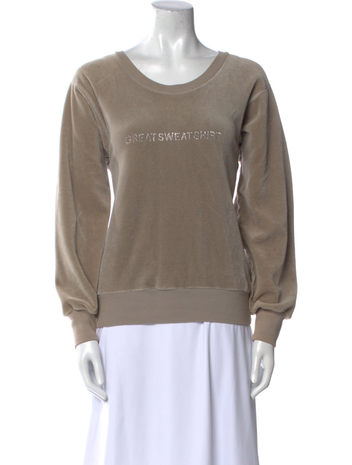 Sonia Rykiel Scoop Neck Long Sleeve Sweatshirt