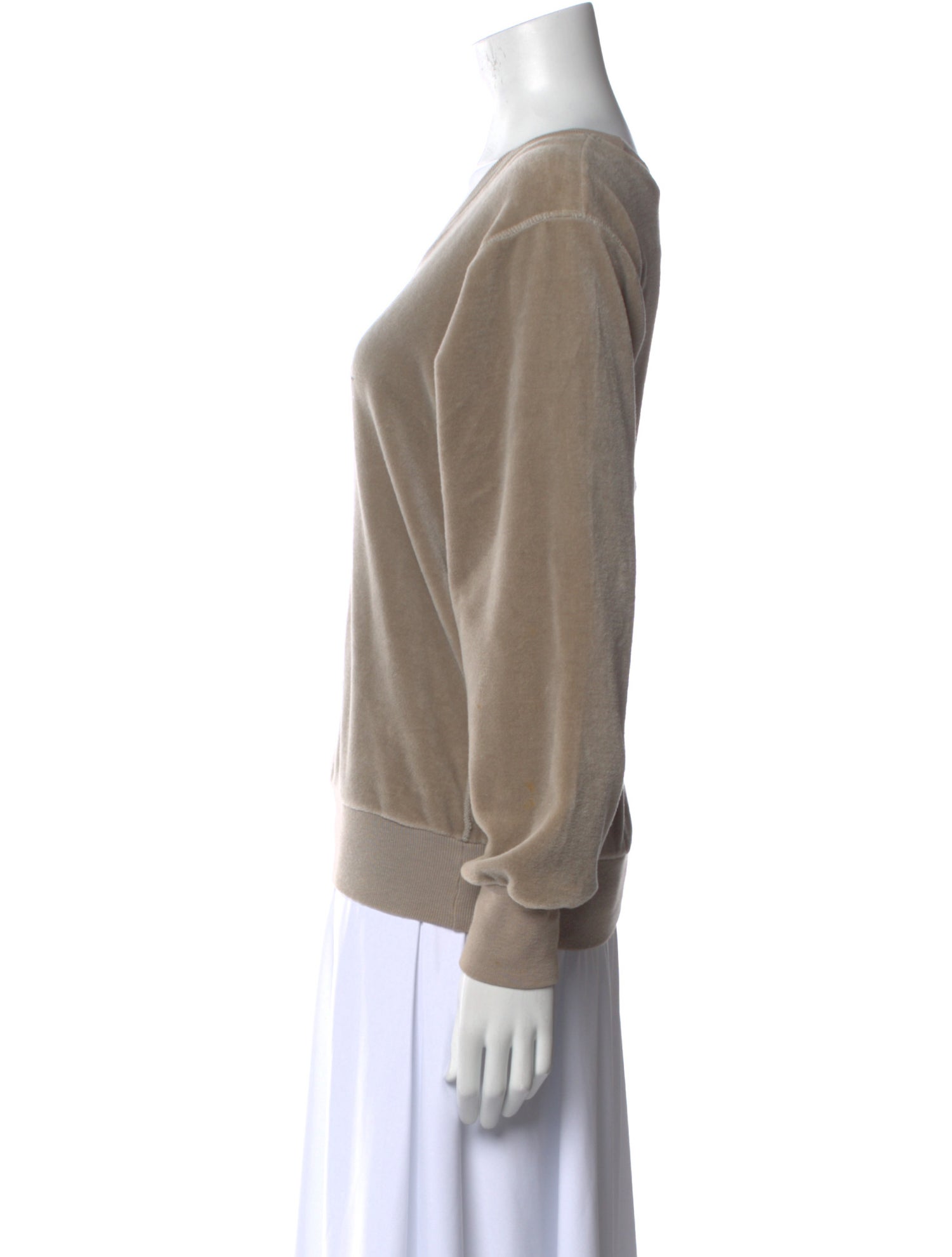 Sonia Rykiel Scoop Neck Long Sleeve Sweatshirt