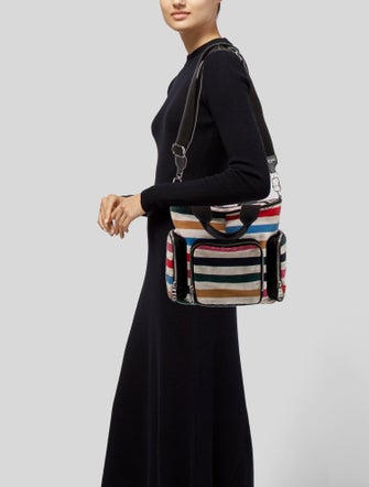 Sonia Rykiel Nylon Top Handle Bag