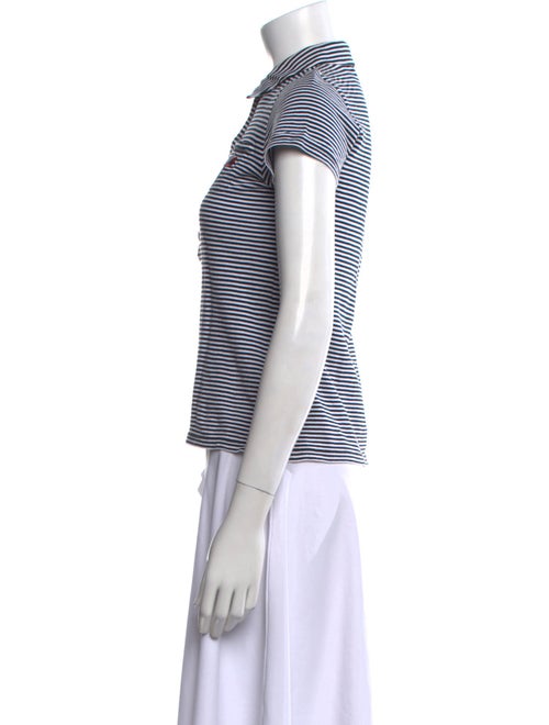 Sonia Rykiel Striped Short Sleeve Polo