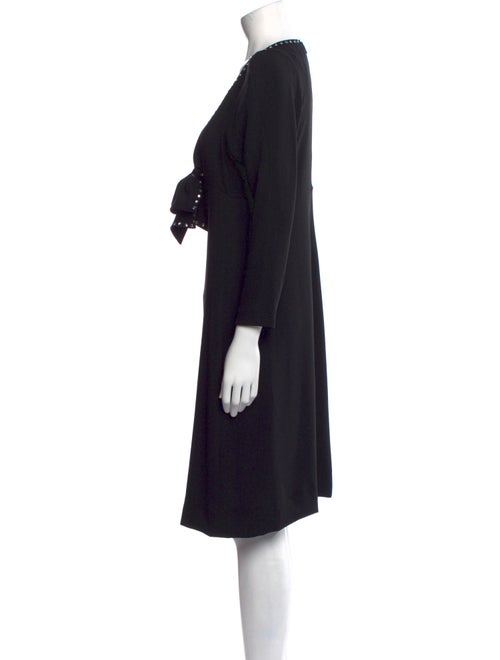 Sonia Rykiel V-Neck Knee-Length Dress