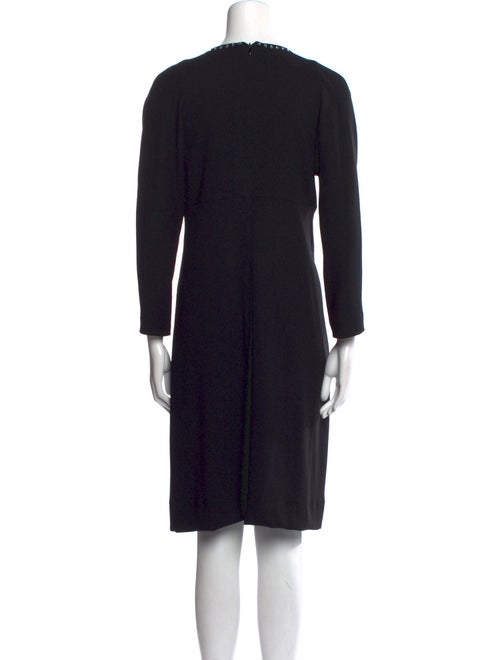 Sonia Rykiel V-Neck Knee-Length Dress