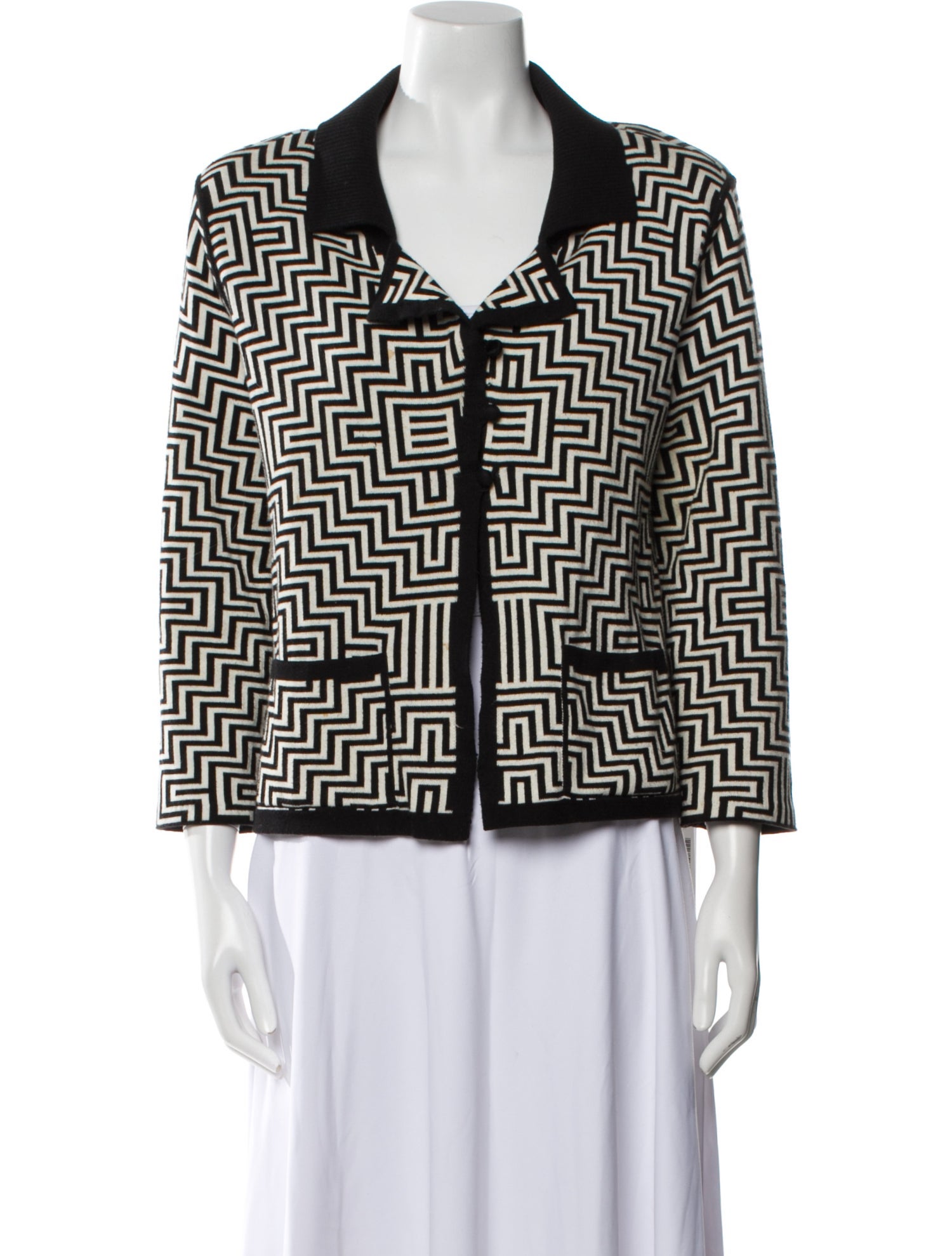 Sonia Rykiel Striped V-Neck Sweater