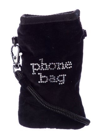 Sonia Rykiel Crystal Embellished Phone Pouch