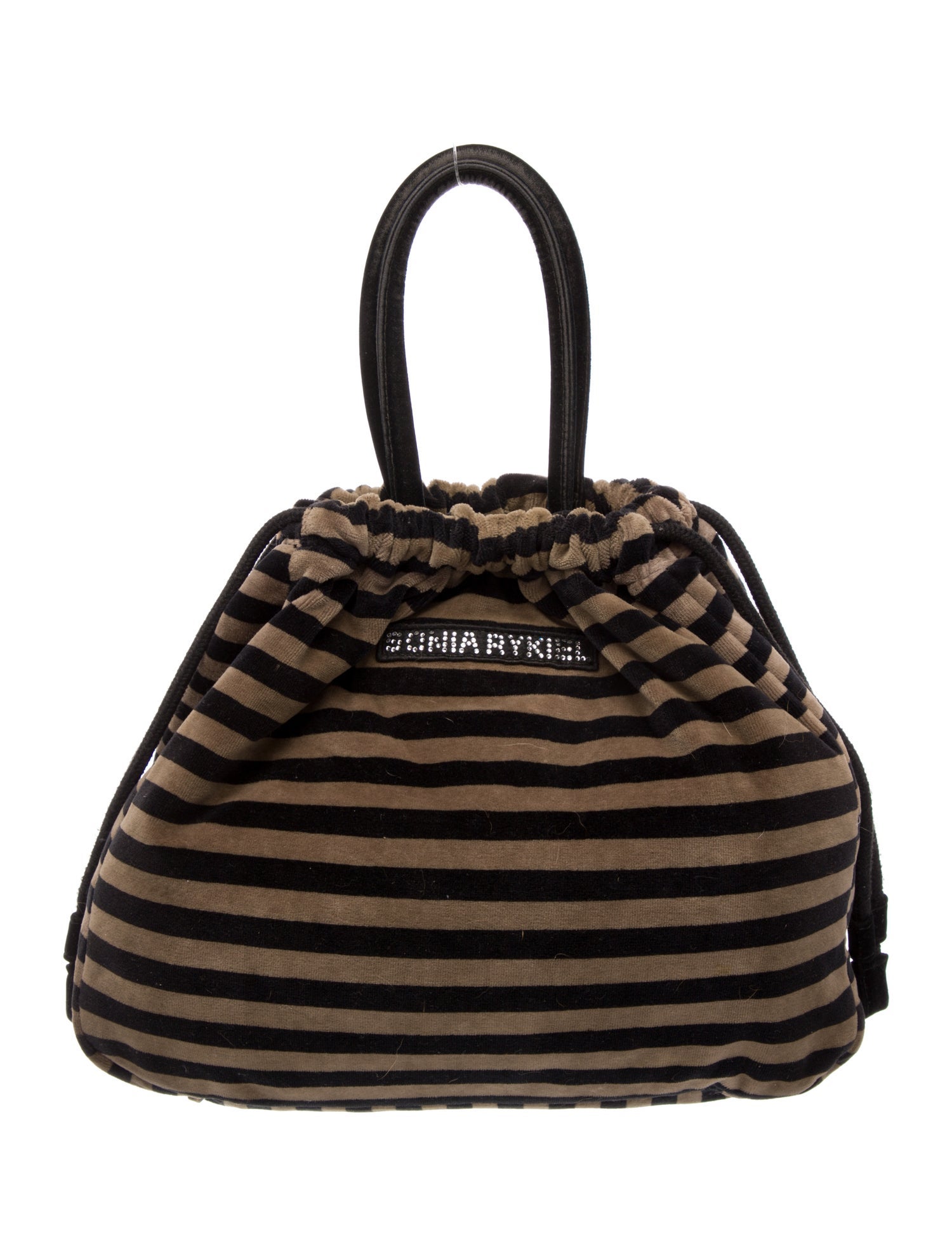 Sonia Rykiel Velvet Top Handle Bag