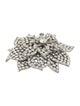 Sonia Rykiel Crystal Flower Brooch