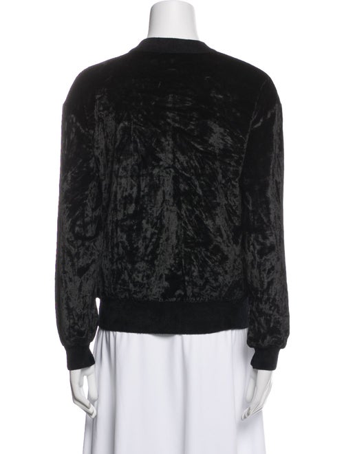 Sonia Rykiel Velvet Crew Neck Sweatshirt
