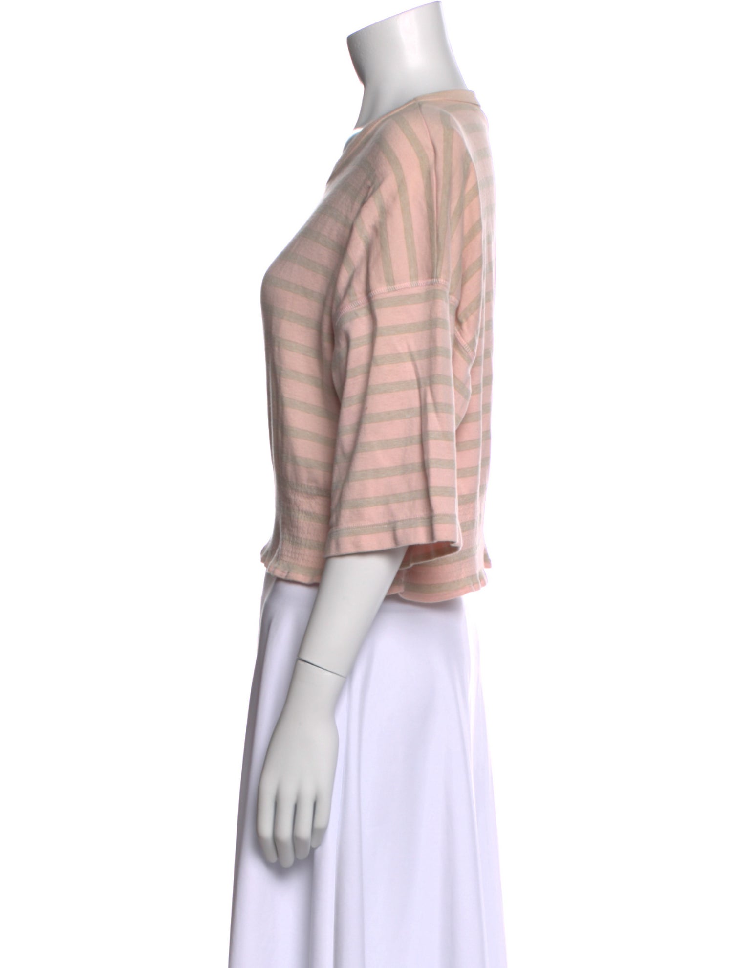 Sonia Rykiel Vintage Striped Crop Top