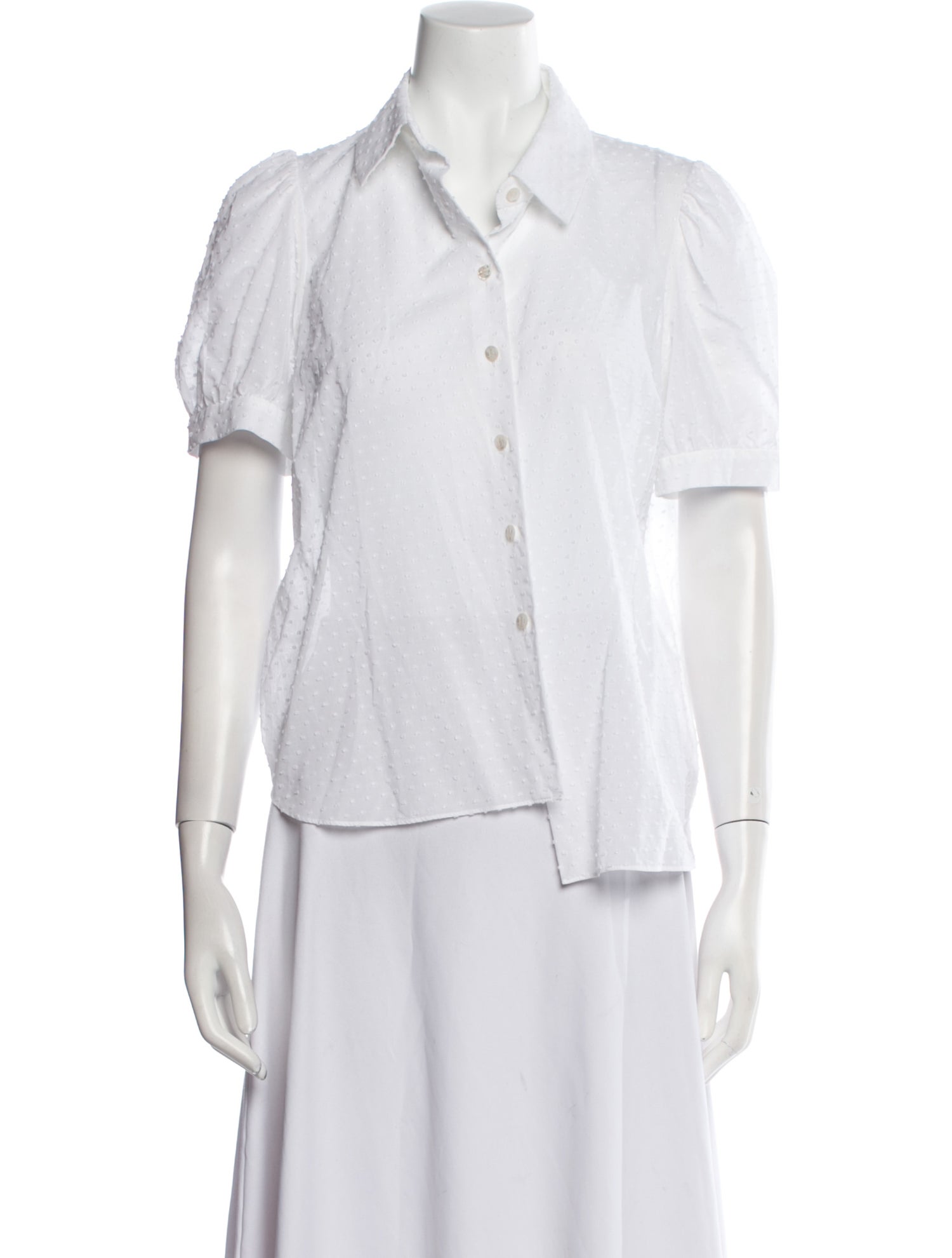 Sonia Rykiel Short Sleeve Button-Up Top
