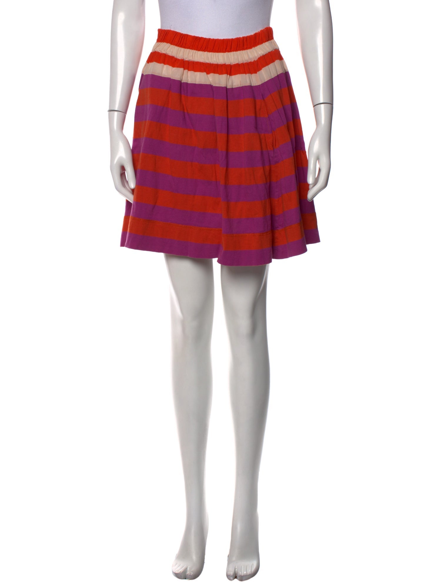 Sonia Rykiel Striped Mini Skirt