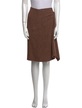 Sonia Rykiel Alpaca Knee-Length Skirt
